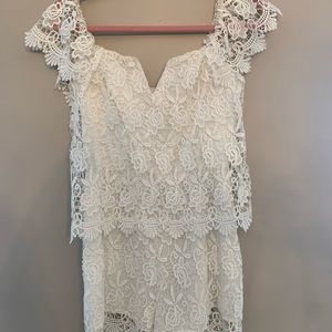 Lulus white romper